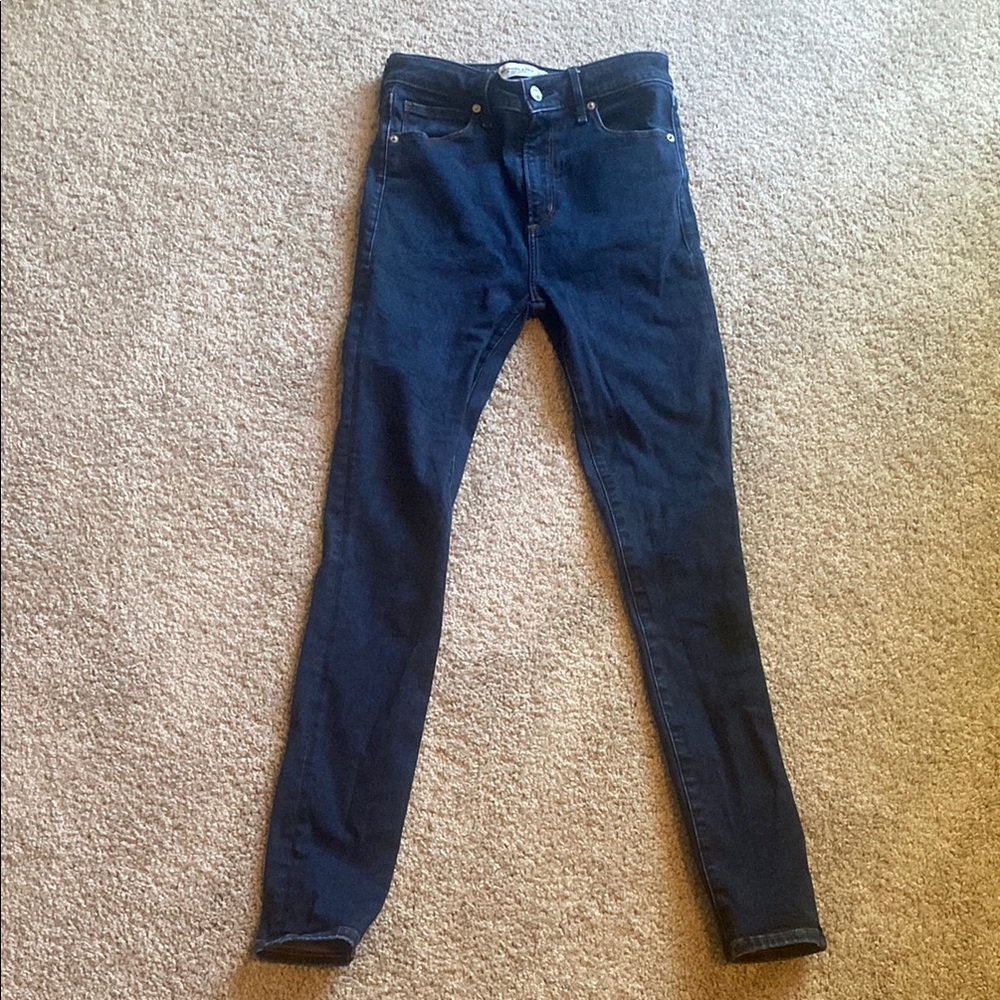 Abercrombie & Fitch Blue Skinny Jeans Stretchy Denim